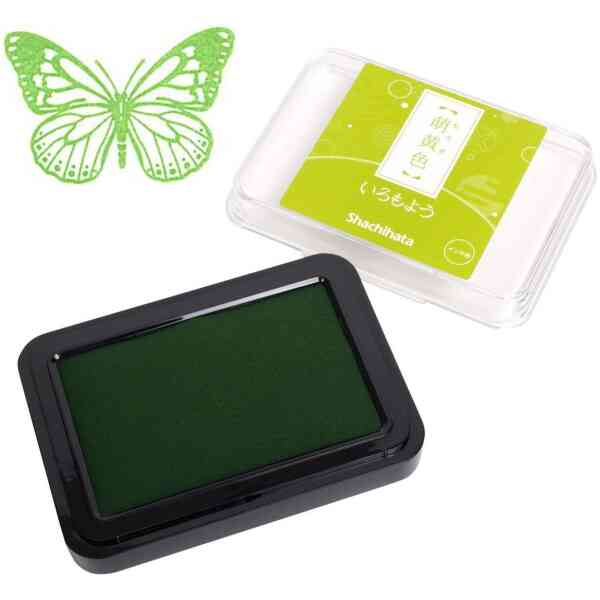 Iromoyo Stamp pad large Moegi/yellow green