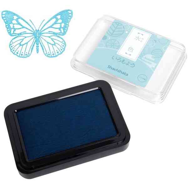 Iromoyo Stamp pad large Mizu/pale blue