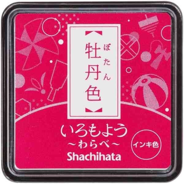 Iromoyo Stamp pad Waraby (small) Botan/pink