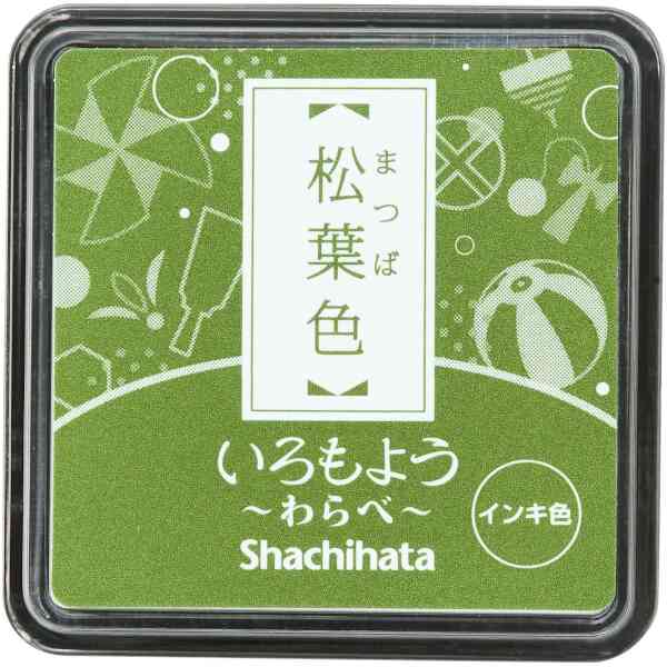 Iromoyo Stamp pad Waraby (small) Matsuba/dark yellow green