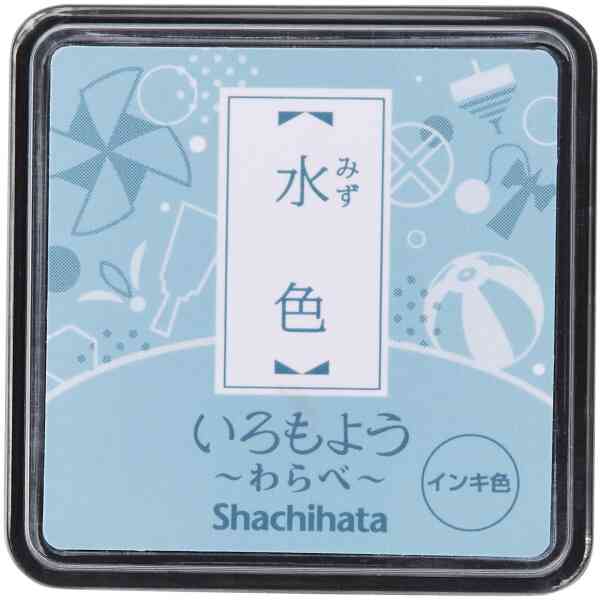 Iromoyo Stamp pad Waraby (small) Mizu/pale blue