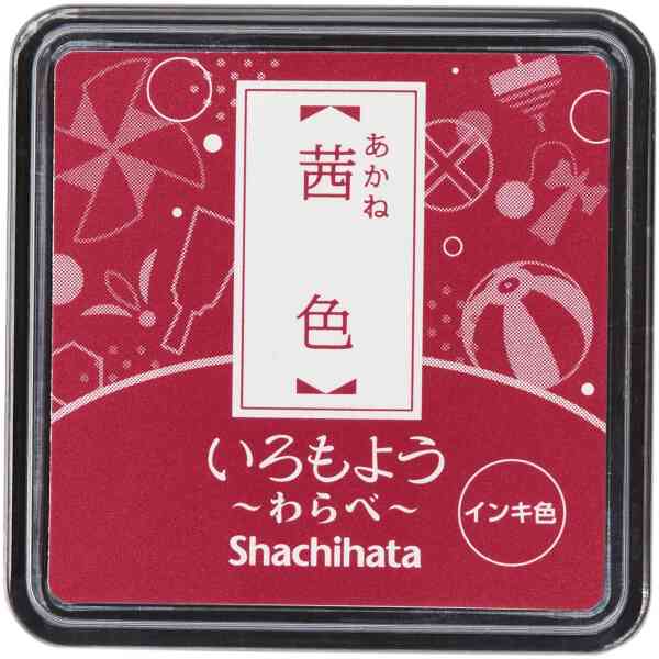 Iromoyo Stamp pad Waraby (small) Akane/dark red