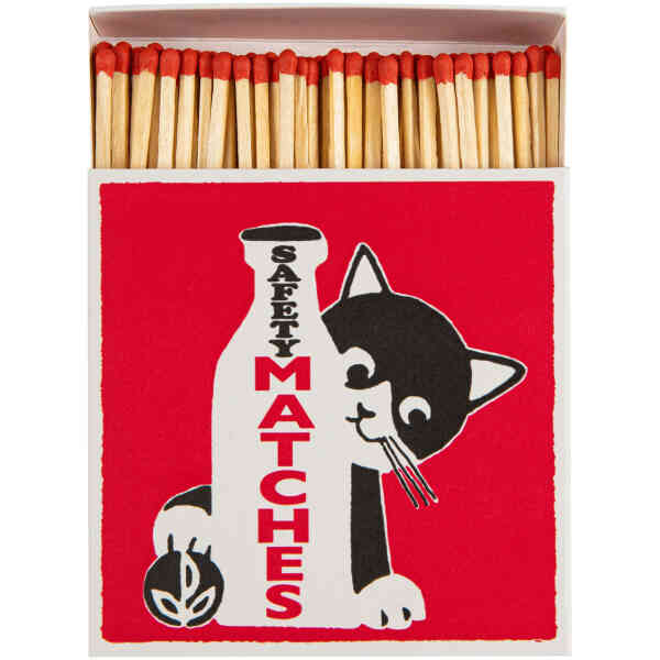 Milk Bottle Cat Matches