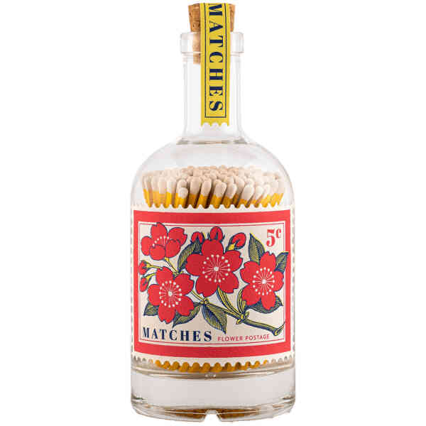 Flowers Stamp Match Bottle