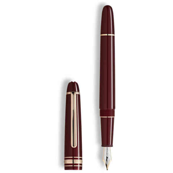 Montblanc Meisterstuck Gold-Coated Classique 145 Fountain Pen Burgundy Red