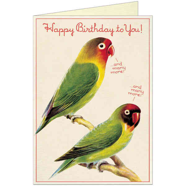 Happy Birthday Bird Greeting Card