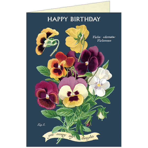 Happy Birthday Violet Greeting Card