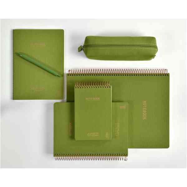 KOZO Skrivhäfte A5 2 Pack Sand / Olive