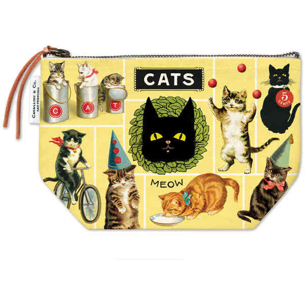 Vintage Cats Pouch