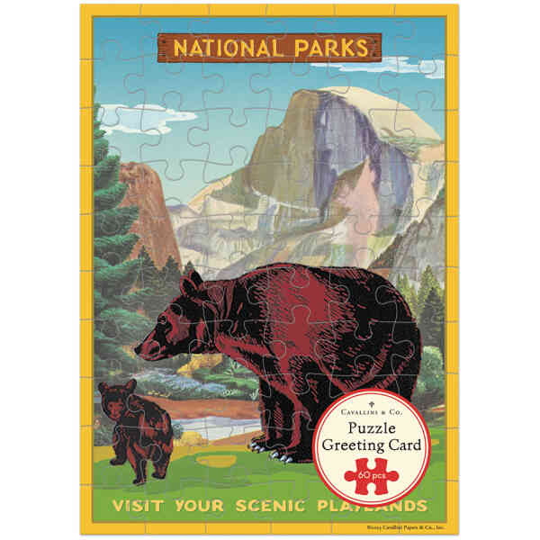 National Parks Puzzle Greeting Card