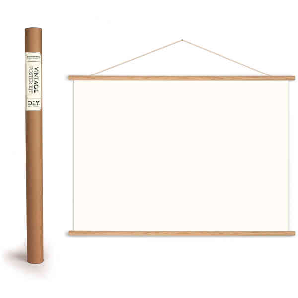 Horizontal Vintage Poster Kit 70x50 cm