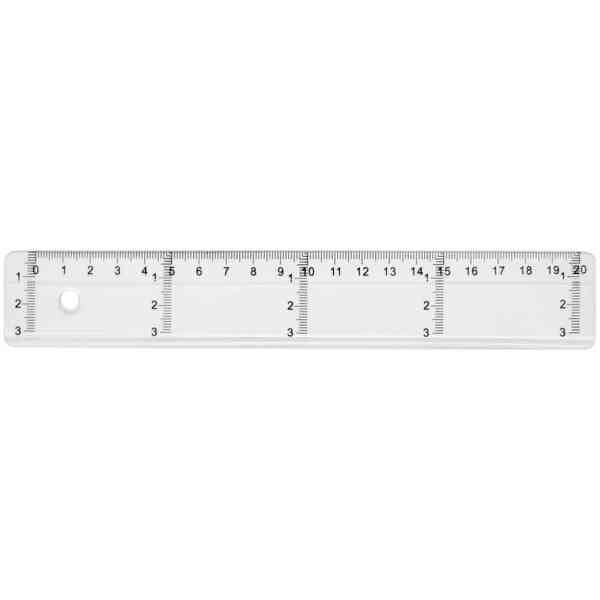 Linjal med tvärgradering 20cm