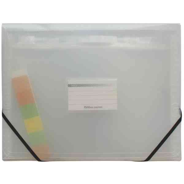 Projektmapp Office Depot 13 fack transparent