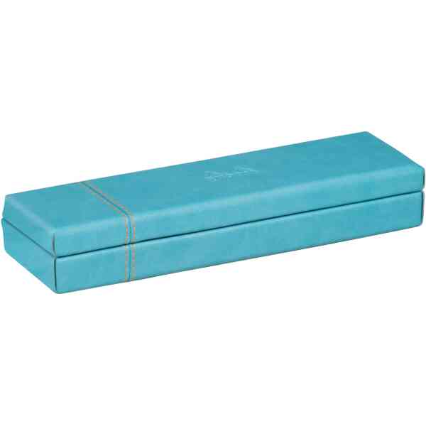 Rhodiarama pencil box 21x5,5x3cm Turquoise