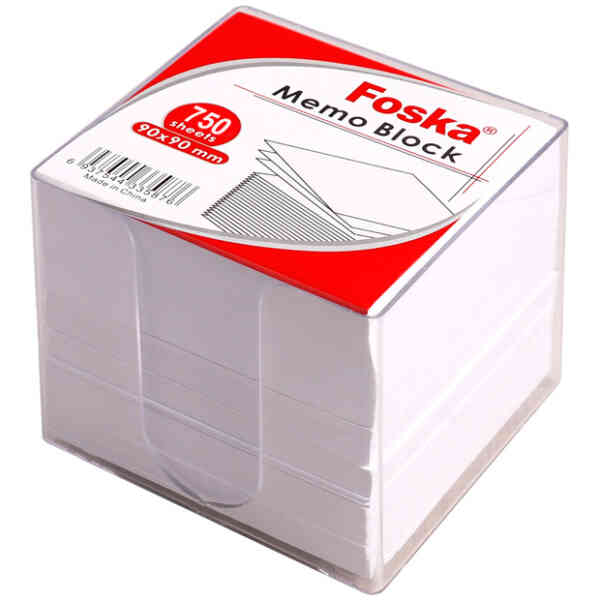 780 sheets White Paper Memo Block 90mm