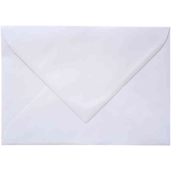 Original Crown Mill Classic  C4 kuvert, 120g, Vit, 5-pack  smooth White 120 g.