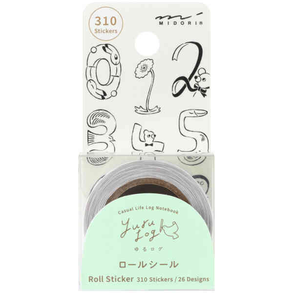 Yuru Log Vol. 3 Roll Sticker Number