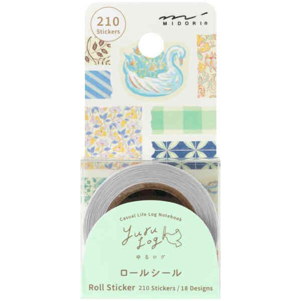 Yuru Log Vol. 3 Roll Sticker Antique
