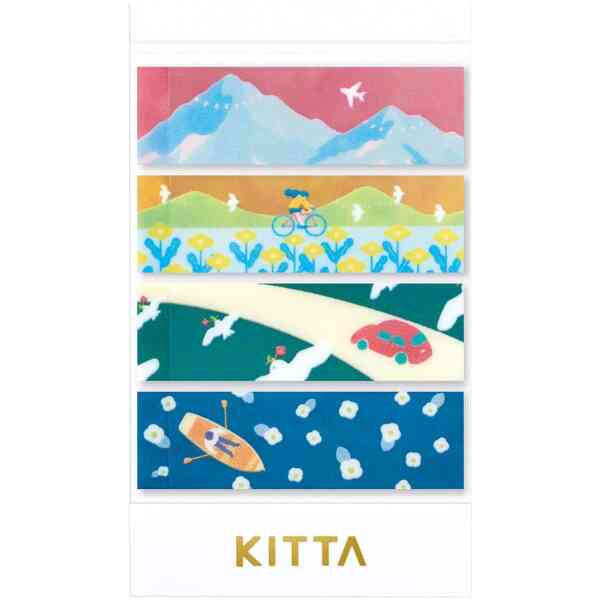 KITTA Clear Sticky Note Landscape