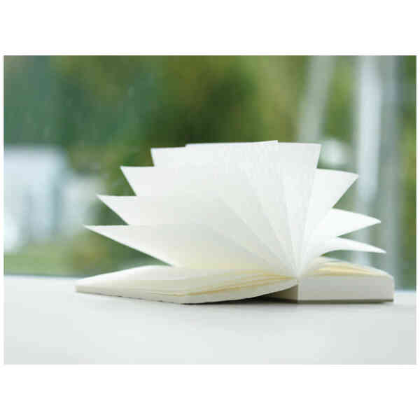 Memo block MONO white 105x105 100 sheets Stripes
