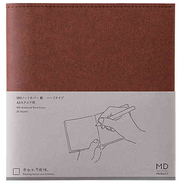 MD Notebook Hard Cover A5 Square Paper