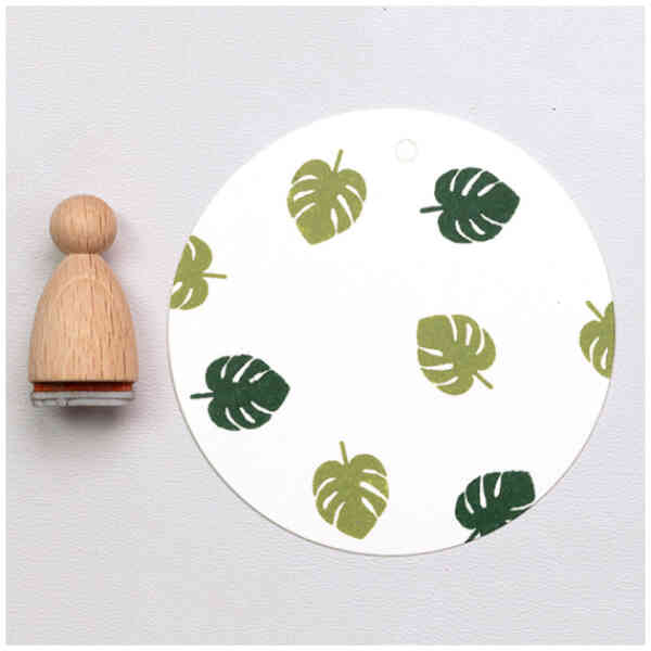 Stamp:Monstera leaf small Artikel:E072