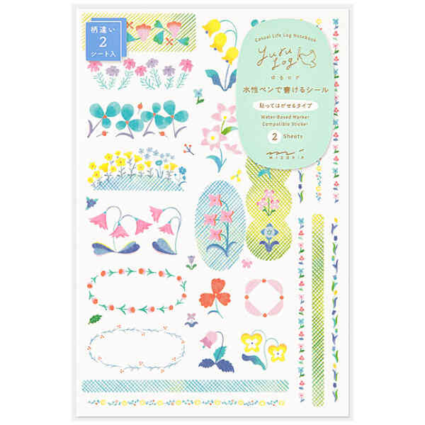 Yuru Log Vol. 3 Decoration Sticker Floral