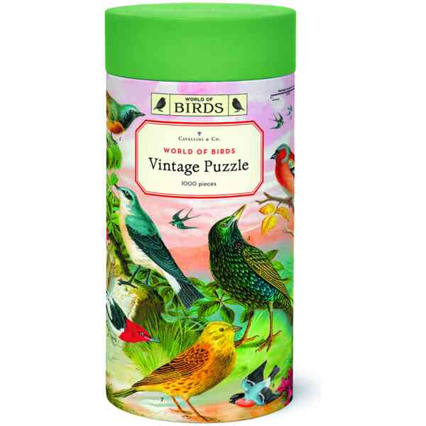 Cavallini & Co.  World of Birds 1,000 Piece Puzzle