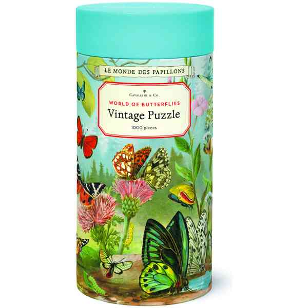 Cavallini & Co.  World of Butterflies 1,000 Piece Puzzle
