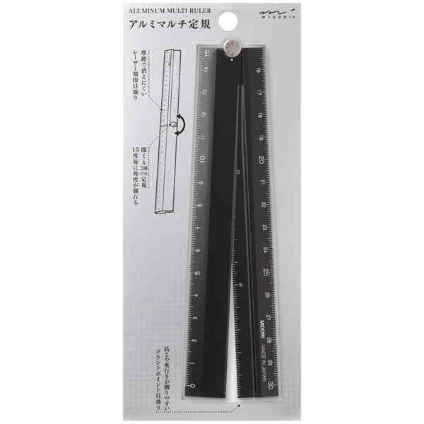 Aluminum Multi Ruler Black