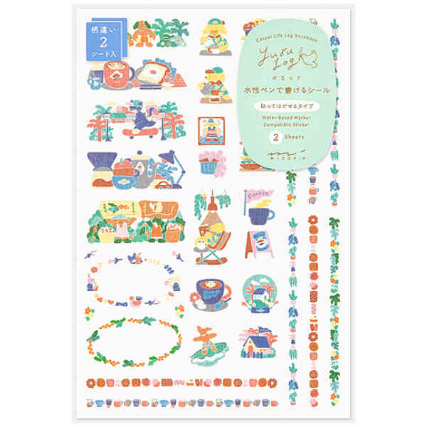 Yuru Log Vol. 3 Decoration Sticker Coffee Shop