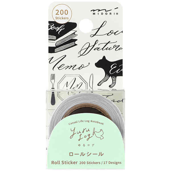 Yuru Log Vol. 3 Roll Sticker Calligraphy