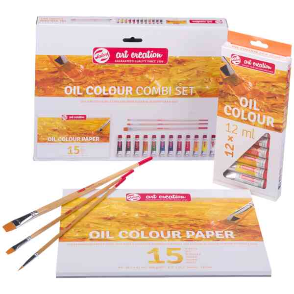 Talens Art Creation Oil paint combiset with paper