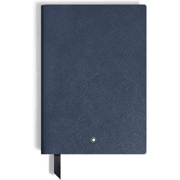 Medium Notebook in Sartorial Leather, Lined Pages