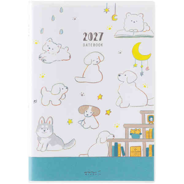 2027 Pocket Diary B6 Dog