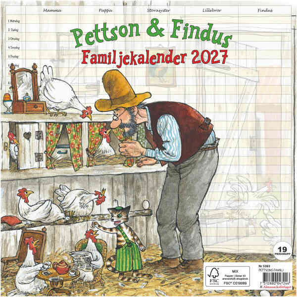 Pettsons Familjekalender  2027