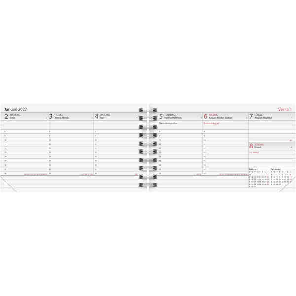 Lilla Plan Refill  2027