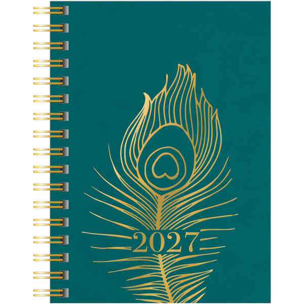 Veckokalender A6 Peacock  2027