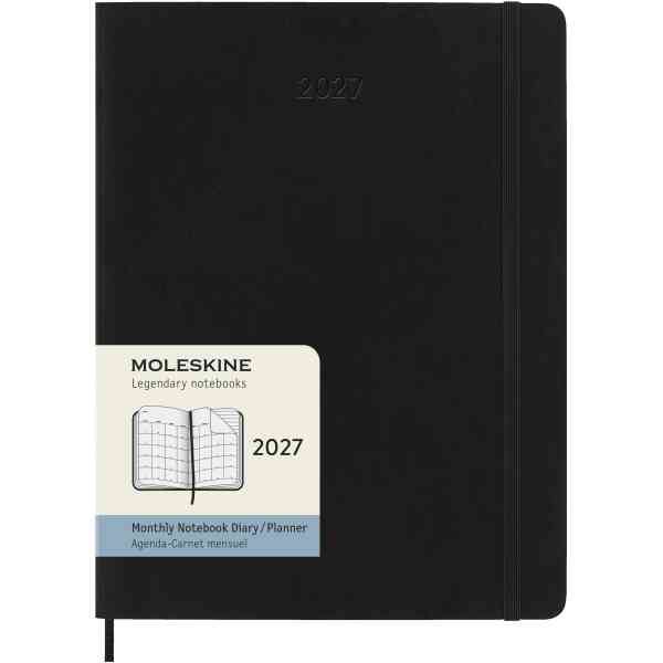 Moleskine Classic Soft 12M MonthNote XL Svart 2027