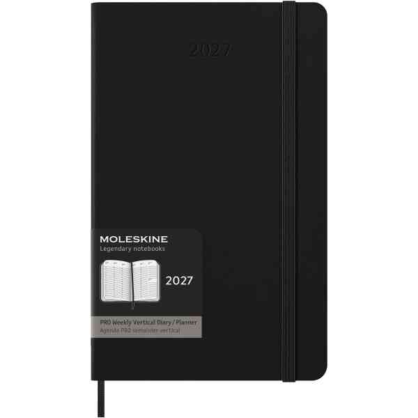 2027 Classic Pro Hard 12M Weekly Vertical Large Svart