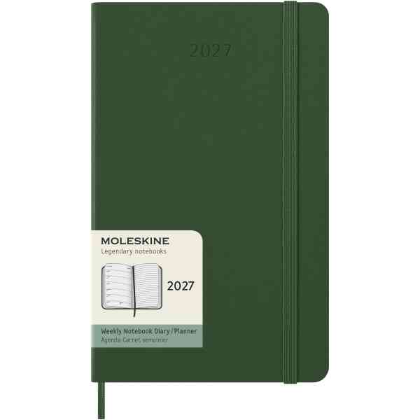 Moleskine Classic Hard 12M Week Note Large Myrtle Green 2027