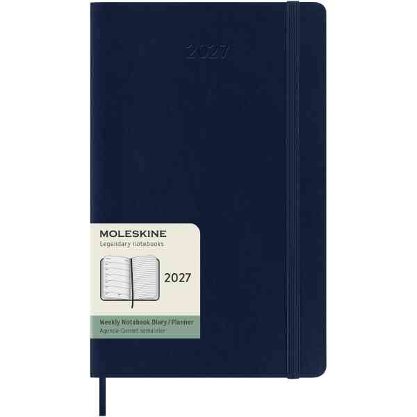 Moleskine Classic Soft 12M Week Note Large Sapphire Blue 2027
