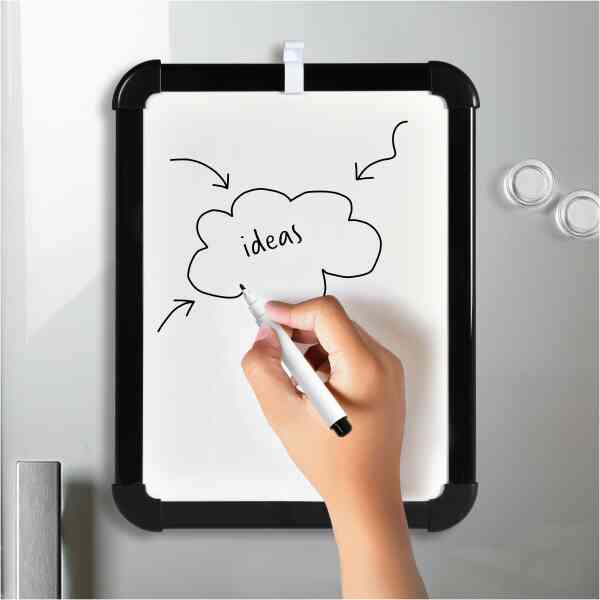 Wera Whiteboard Mini Svart Ram 22x30cm