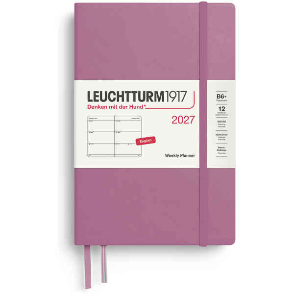 Weekly PLANNER 2027 Hard B6 Dusty Rose
