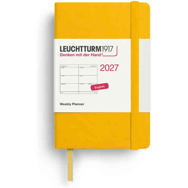 Weekly PLANNER 2027 A7 Hard Sunflower