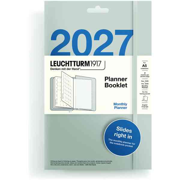 Booklet Monthly PLANNER 2027 A5