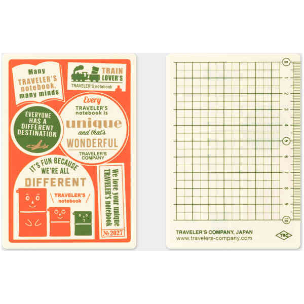2027 TRAVELER'S notebook Underlay Passport Size Förbeställ och betala nu för leverans av hela ordern i slutet på september