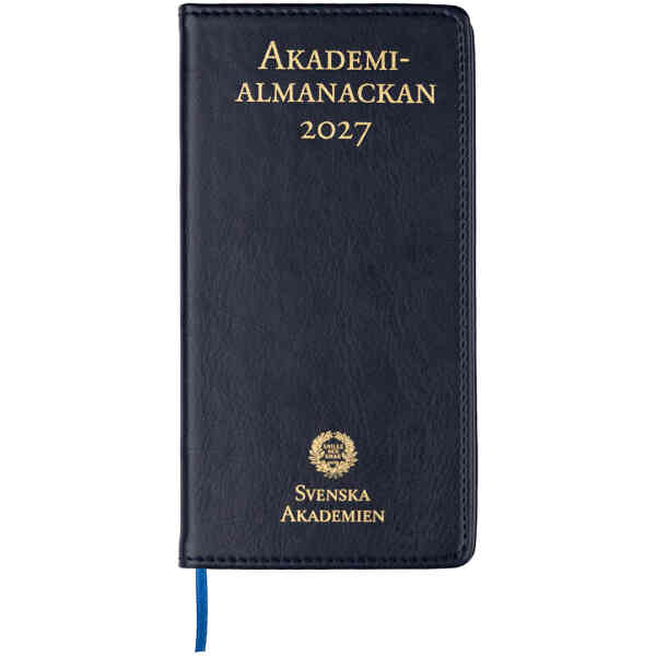 Svenska Akademiens fickkalender  SA AKADEMIALMANACKAN 2027 Pocket Navy
