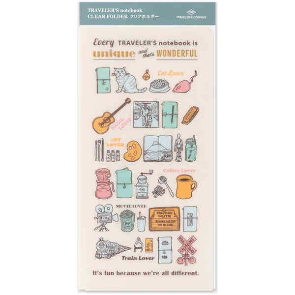 2027 TRAVELER'S notebook Clear Folder Regular Size