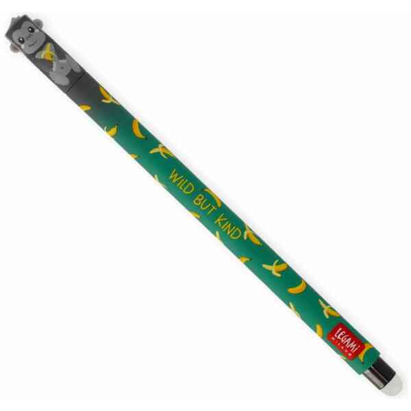 Erasable gel pen, Gorilla, svart, gelpenna med utsuddbart bläck